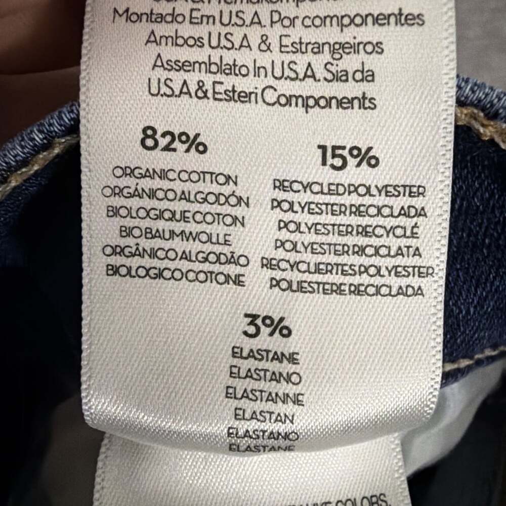 Mother Womens 30 Blue The Rambler Ankle Straight High Rise Jeans Stretch Organic - Picture 12 of 16
